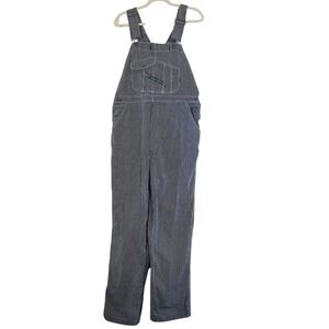 Key Imperial Overalls Men 34x32 Aristocrat Bib Carpenter Hickory Stripe Engineer